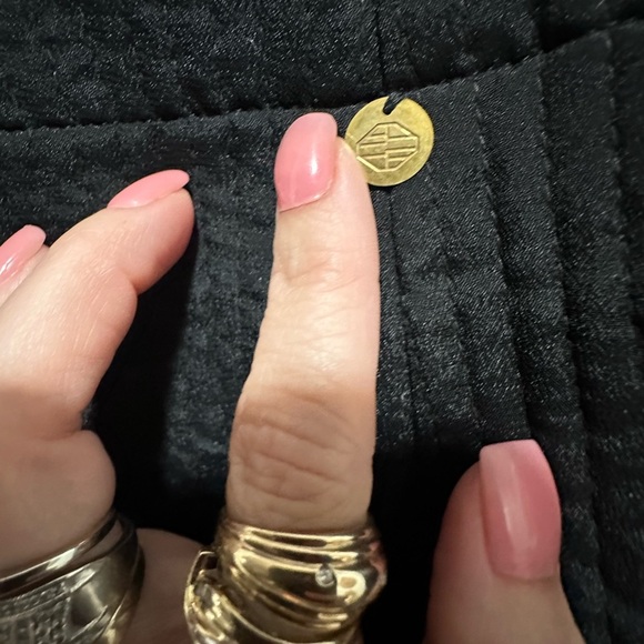 ANTIK BATIK Bianca belted crepe de chine tapered pants size Small 38 - Picture 5 of 9